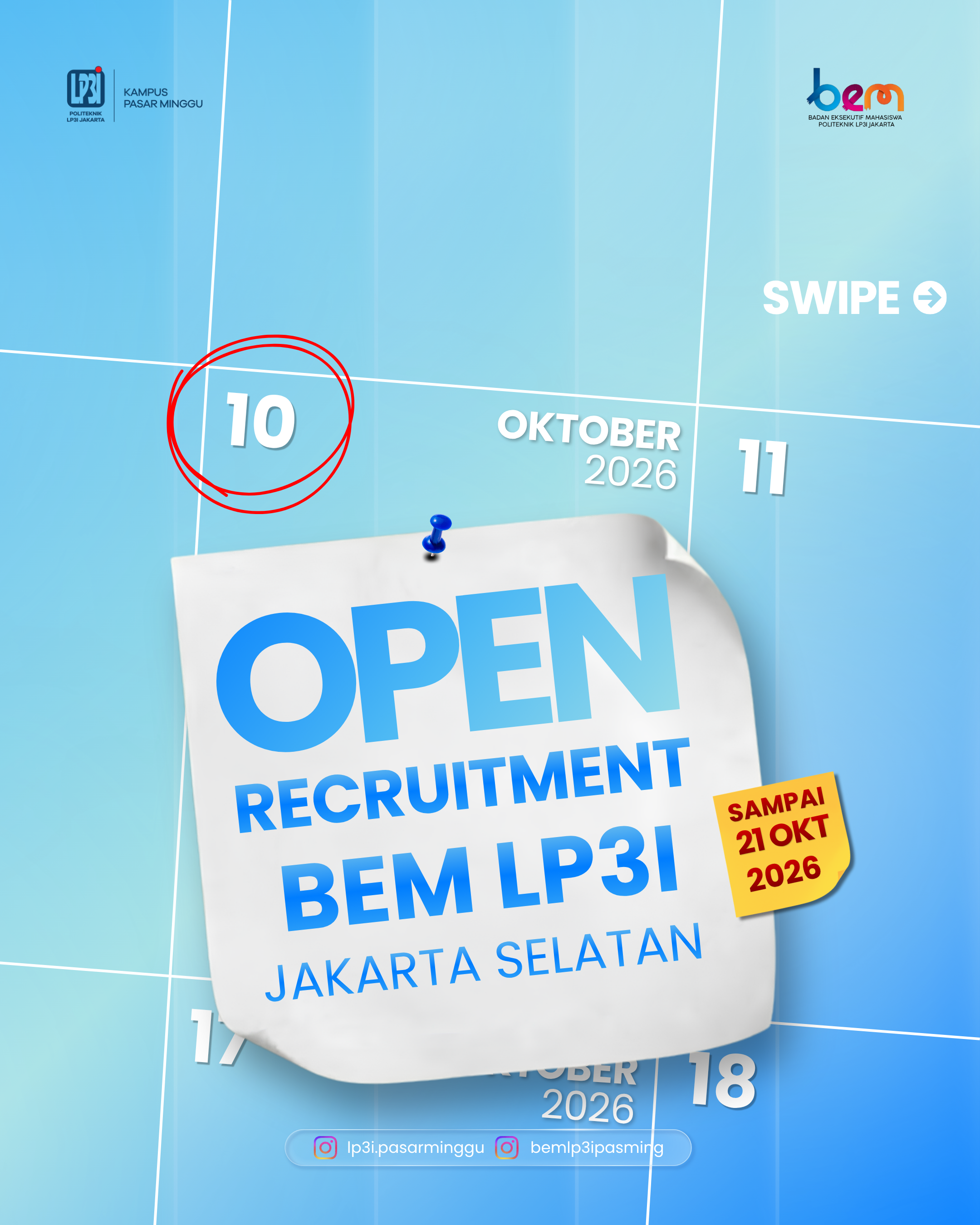 OPEN RECRUITMENT